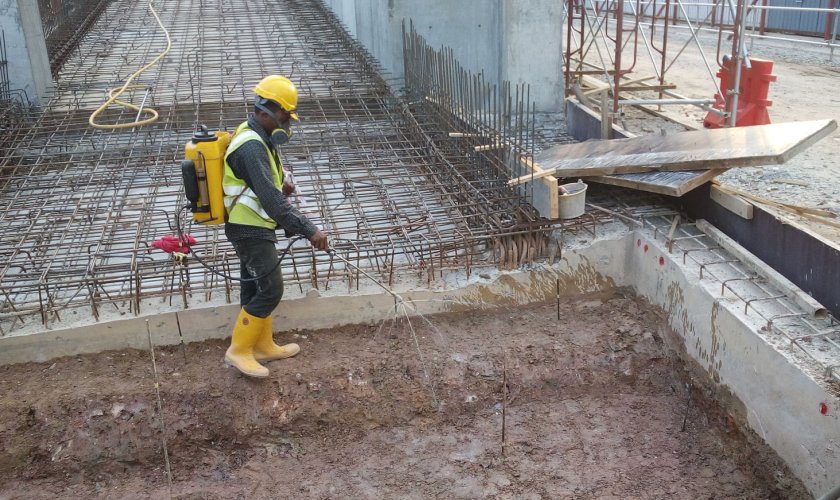 Termite Pre Construction Site Spraying